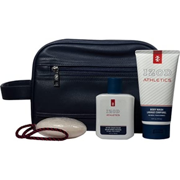 Izod Other - IZOD Men's Athletics 4pc. Body Wash Travel Case Set